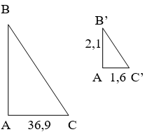 Giáo án Toán 8 Bài 8: Các trường hợp đồng dạng của tam giác vuông mới nhất