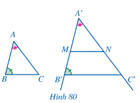 Giáo án Toán 8 Cánh diều Bài 8: Trường hợp đồng dạng thứ ba của tam giác