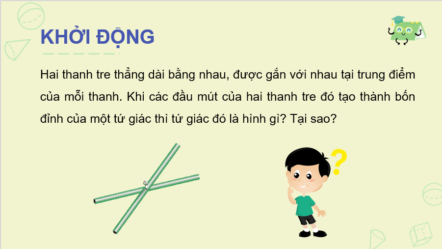 Giáo án điện tử Toán 8 Bài 13: Hình chữ nhật | PPT Toán 8 Kết nối tri thức