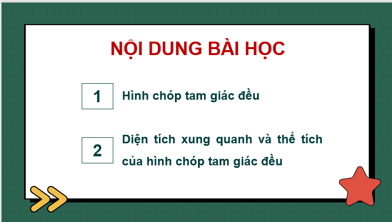 Giáo án điện tử Toán 8 Bài 38: Hình chóp tam giác đều | PPT Toán 8 Kết nối tri thức