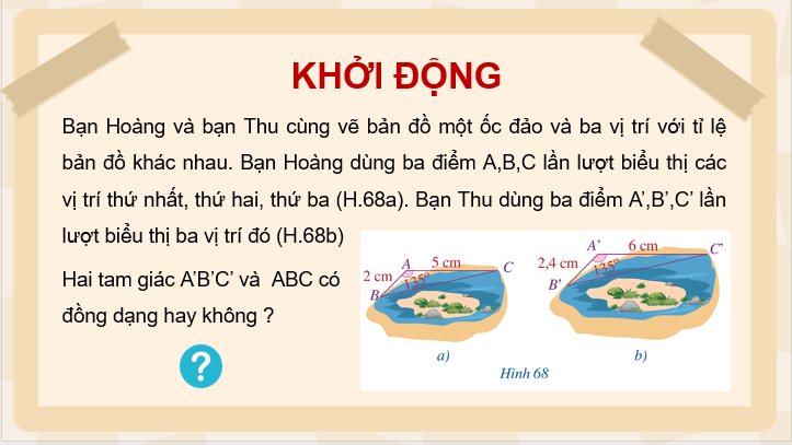 Giáo án điện tử Toán 8 Cánh diều Bài 7: Trường hợp đồng dạng thứ hai của tam giác | PPT Toán 8