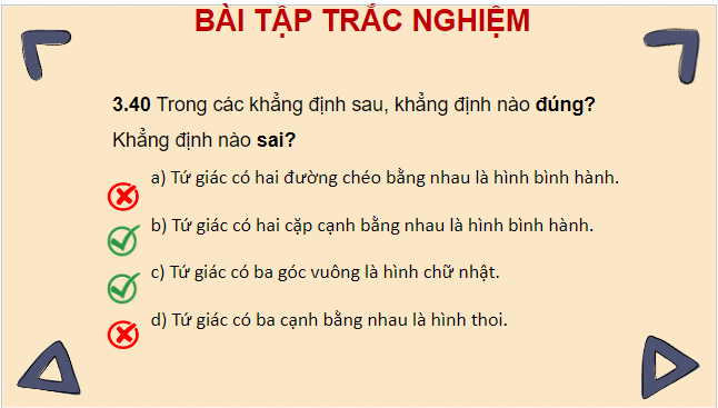 Giáo án điện tử Toán 8 Bài tập cuối chương 3 | PPT Toán 8 Kết nối tri thức