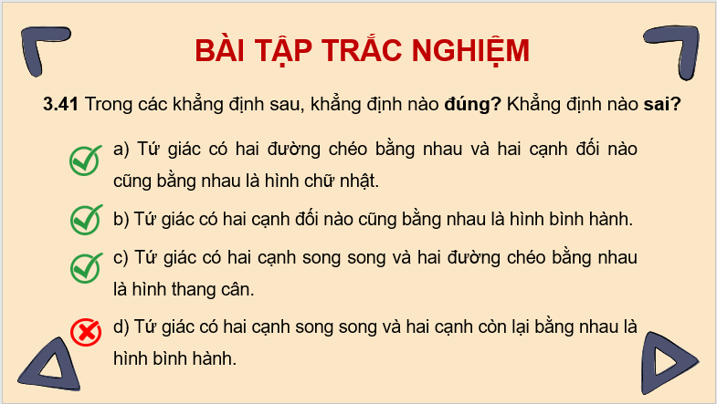 Giáo án điện tử Toán 8 Bài tập cuối chương 3 | PPT Toán 8 Kết nối tri thức