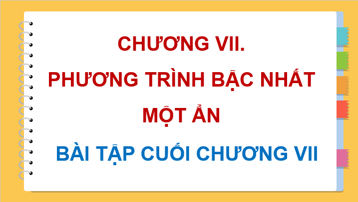 Giáo án điện tử Toán 8 Cánh diều Bài tập cuối chương 7 | PPT Toán 8