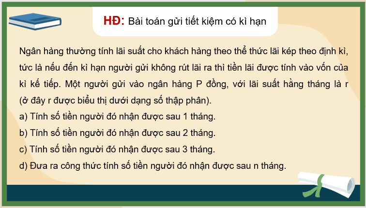 Giáo án điện tử Toán 8 Công thức lãi kép | PPT Toán 8 Kết nối tri thức