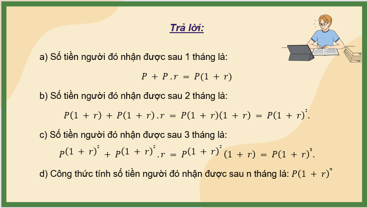 Giáo án điện tử Toán 8 Công thức lãi kép | PPT Toán 8 Kết nối tri thức