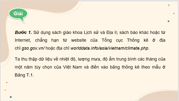 Giáo án điện tử Toán 8 Phân tích đặc điểm khí hậu Việt Nam | PPT Toán 8 Kết nối tri thức