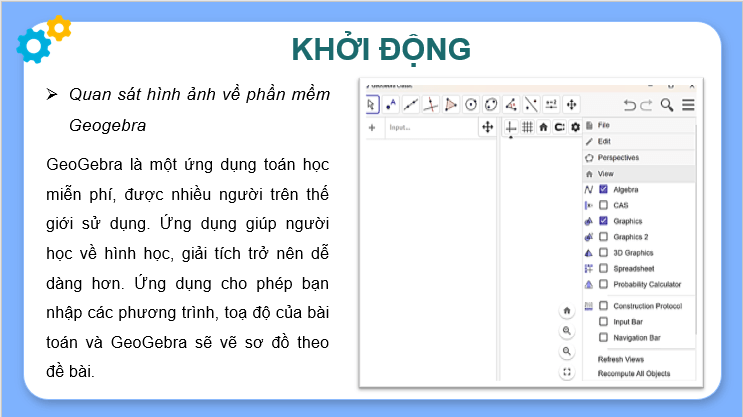 Giáo án điện tử Toán 8 Thực hiện tính toán trên đa thức với phần mềm GeoGebra | PPT Toán 8 Kết nối tri thức