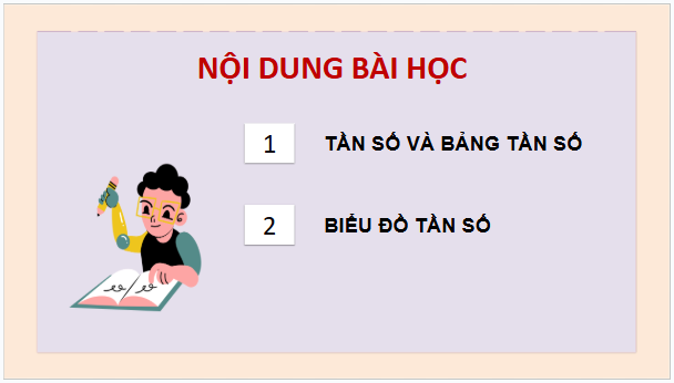 Giáo án điện tử Toán 9 Chân trời Bài 1: Bảng tần số và biểu đồ tần số | PPT Toán 9 Chân trời sáng tạo