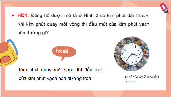 Giáo án điện tử Toán 9 Cánh diều Bài 1: Đường tròn. Vị trí tương đối của hai đường tròn | PPT Toán 9