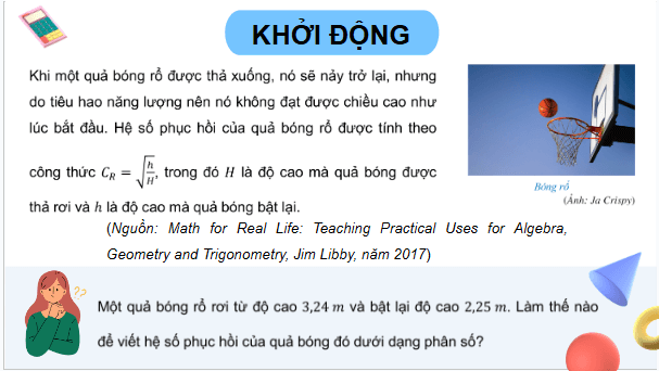 Giáo án điện tử Toán 9 Cánh diều Bài 2: Một số phép tính về căn bậc hai của số thực | PPT Toán 9