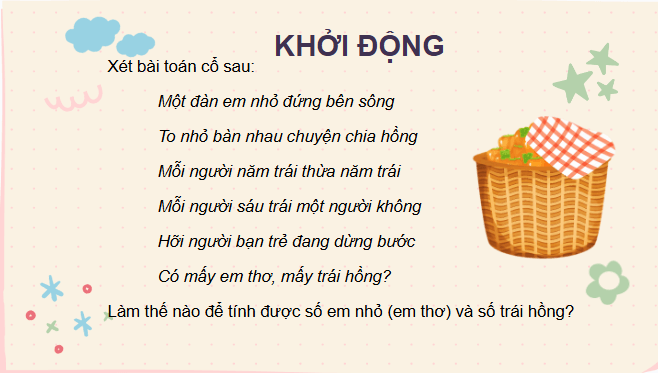 Giáo án điện tử Toán 9 Chân trời Bài 2: Phương trình bậc nhất hai ẩn và hệ hai phương trình bậc nhất hai ẩn | PPT Toán 9 Chân trời sáng tạo