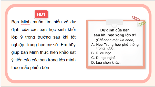 Giáo án điện tử Toán 9 Kết nối Bài 22: Bảng tần số và biểu đồ tần số | PPT Toán 9 Kết nối tri thức