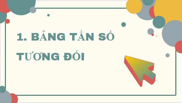 Giáo án điện tử Toán 9 Kết nối Bài 23: Bảng tần số tương đối và biểu đồ tần số tương đối | PPT Toán 9 Kết nối tri thức