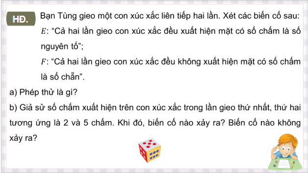 Giáo án điện tử Toán 9 Kết nối Bài 26: Xác suất của biến cố liên quan tới phép thử | PPT Toán 9 Kết nối tri thức