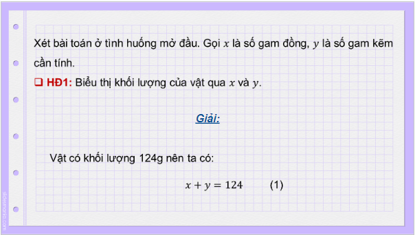 Giáo án điện tử Toán 9 Kết nối Bài 3: Giải bài toán bằng cách lập hệ phương trình | PPT Toán 9 Kết nối tri thức