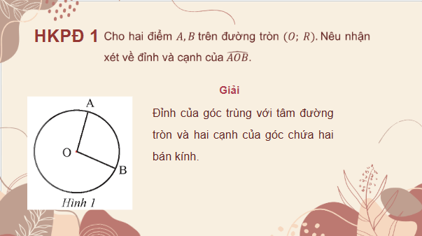 Giáo án điện tử Toán 9 Chân trời Bài 3: Góc ở tâm, góc nội tiếp | PPT Toán 9 Chân trời sáng tạo