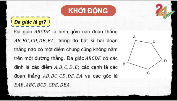 Giáo án điện tử Toán 9 Kết nối Bài 30: Đa giác đều | PPT Toán 9 Kết nối tri thức