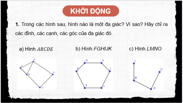 Giáo án điện tử Toán 9 Kết nối Bài 30: Đa giác đều | PPT Toán 9 Kết nối tri thức