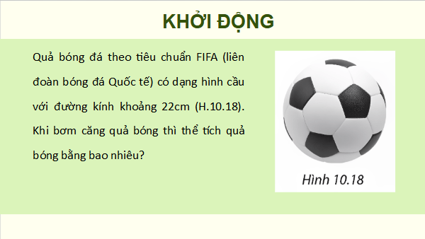 Giáo án điện tử Toán 9 Kết nối Bài 32: Hình cầu | PPT Toán 9 Kết nối tri thức