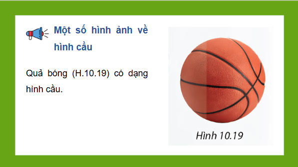 Giáo án điện tử Toán 9 Kết nối Bài 32: Hình cầu | PPT Toán 9 Kết nối tri thức