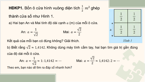 Giáo án điện tử Toán 9 Chân trời Bài 4: Biến đổi đơn giản biểu thức chứa căn thức bậc hai | PPT Toán 9 Chân trời sáng tạo