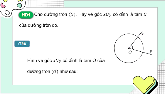 Giáo án điện tử Toán 9 Cánh diều Bài 4: Góc ở tâm. Góc nội tiếp | PPT Toán 9