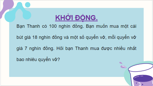 Giáo án điện tử Toán 9 Kết nối Bài 6: Bất phương trình bậc nhất một ẩn | PPT Toán 9 Kết nối tri thức