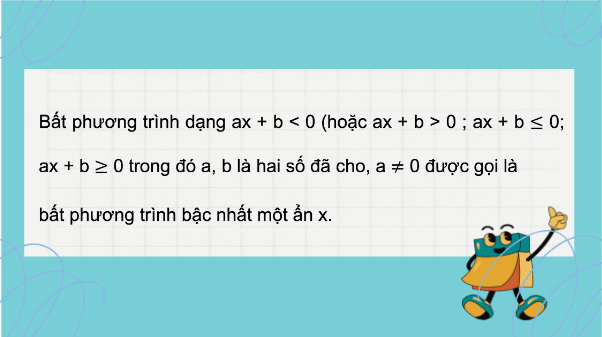 Giáo án điện tử Toán 9 Kết nối Bài 6: Bất phương trình bậc nhất một ẩn | PPT Toán 9 Kết nối tri thức