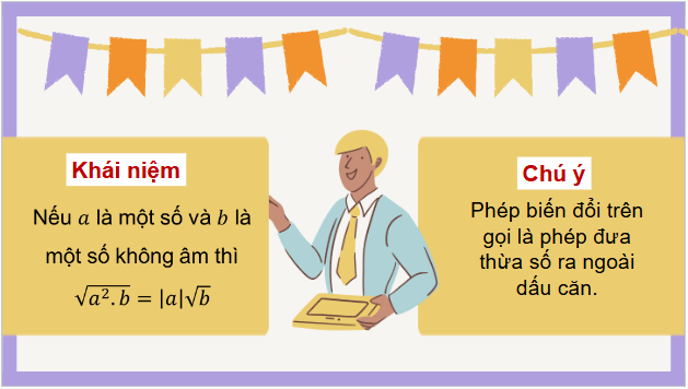 Giáo án điện tử Toán 9 Kết nối Bài 9: Biến đổi đơn giản và rút gọn biểu thức chứa căn thức bậc hai | PPT Toán 9 Kết nối tri thức