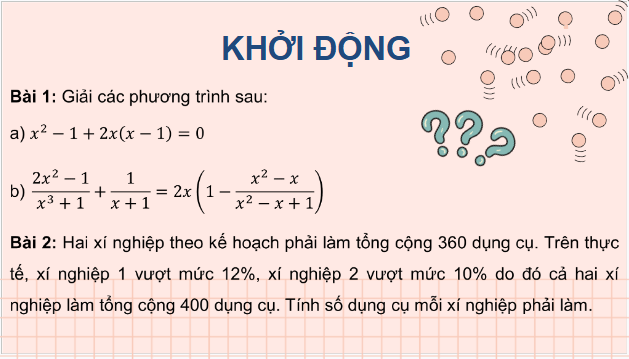 Giáo án điện tử Toán 9 Chân trời Bài tập cuối chương 1 | PPT Toán 9 Chân trời sáng tạo