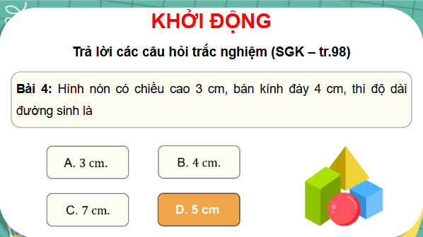 Giáo án điện tử Toán 9 Chân trời Bài tập cuối chương 10 | PPT Toán 9 Chân trời sáng tạo