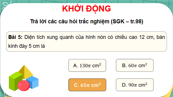 Giáo án điện tử Toán 9 Chân trời Bài tập cuối chương 10 | PPT Toán 9 Chân trời sáng tạo