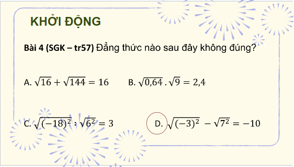 Giáo án điện tử Toán 9 Chân trời Bài tập cuối chương 3 | PPT Toán 9 Chân trời sáng tạo