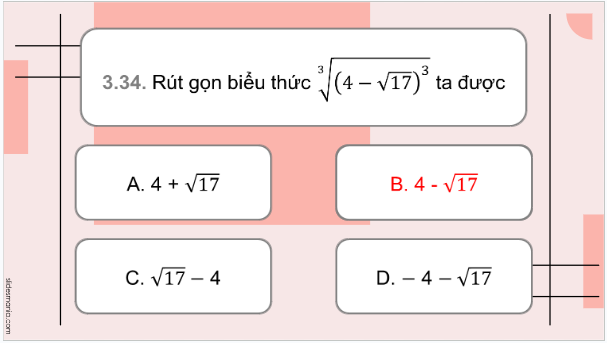 Giáo án điện tử Toán 9 Kết nối Bài tập cuối chương 3 | PPT Toán 9 Kết nối tri thức