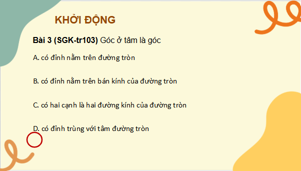 Giáo án điện tử Toán 9 Chân trời Bài tập cuối chương 5 | PPT Toán 9 Chân trời sáng tạo