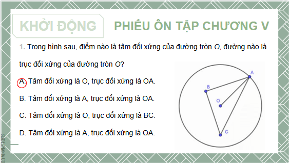 Giáo án điện tử Toán 9 Kết nối Bài tập cuối chương 5 | PPT Toán 9 Kết nối tri thức