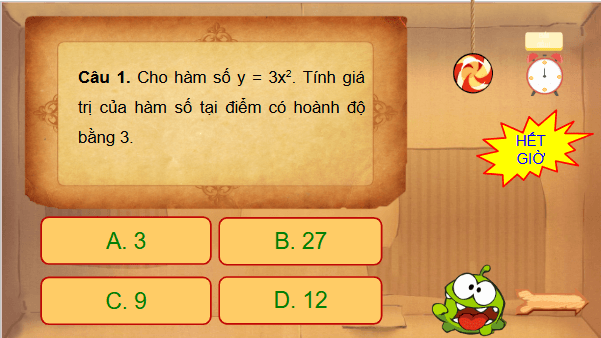 Giáo án điện tử Toán 9 Chân trời Bài tập cuối chương 6 | PPT Toán 9 Chân trời sáng tạo