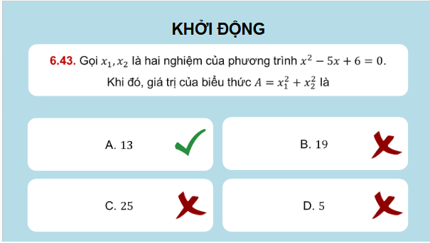 Giáo án điện tử Toán 9 Kết nối Bài tập cuối chương 6 | PPT Toán 9 Kết nối tri thức