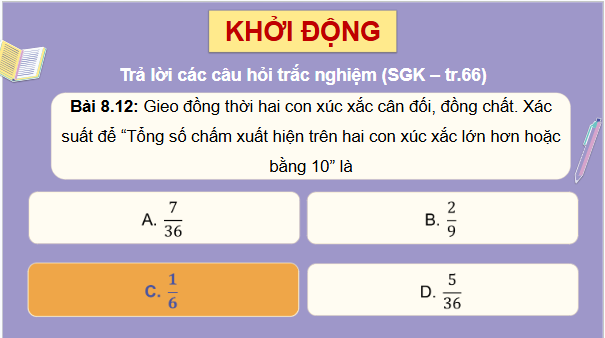 Giáo án điện tử Toán 9 Kết nối Bài tập cuối chương 8 | PPT Toán 9 Kết nối tri thức