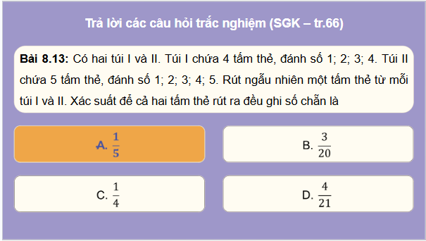 Giáo án điện tử Toán 9 Kết nối Bài tập cuối chương 8 | PPT Toán 9 Kết nối tri thức