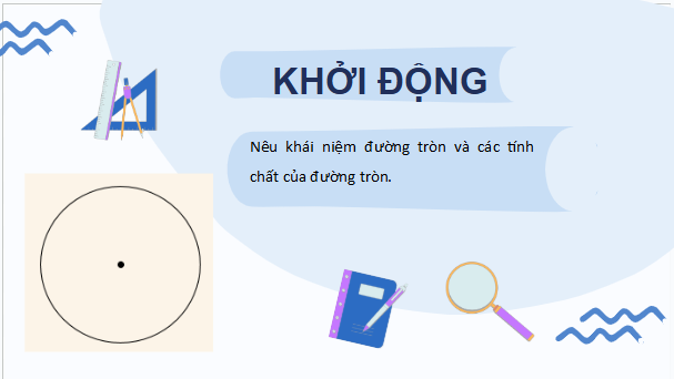 Giáo án điện tử Toán 9 Chân trời Hoạt động 2: Vẽ đường tròn bằng phần mềm GeoGebra | PPT Toán 9 Chân trời sáng tạo