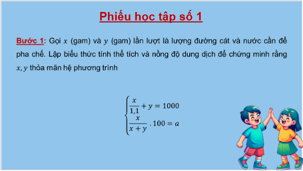 Giáo án điện tử Toán 9 Kết nối Pha chế dung dịch theo nồng độ yêu cầu | PPT Toán 9 Kết nối tri thức