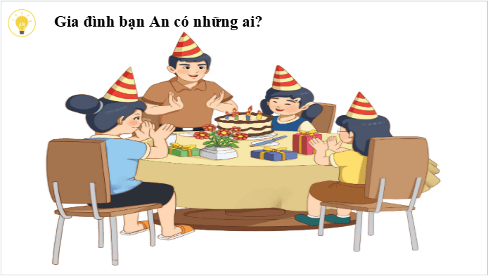 Giáo án điện tử TNXH lớp 1 Chân trời sáng tạo Bài 1: Gia đình của em | PPT Tự nhiên và xã hội lớp 1