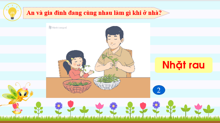 Giáo án điện tử TNXH lớp 1 Chân trời sáng tạo Bài 2: Sinh hoạt trong gia đình | PPT Tự nhiên và xã hội lớp 1