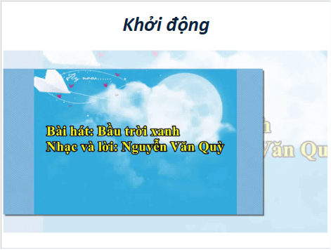 Giáo án điện tử TNXH lớp 1 Cánh diều Bài 20: Bầu trời ban ngày và ban đêm | PPT Tự nhiên và xã hội lớp 1