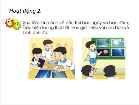 Giáo án điện tử TNXH lớp 1 Cánh diều Ôn tập và đánh giá chủ đề Trái đất và bầu trời | PPT Tự nhiên và xã hội lớp 1