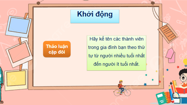 Giáo án điện tử TNXH lớp 2 Cánh diều Bài 1: Các thế hệ trong gia đình | PPT Tự nhiên và xã hội lớp 2
