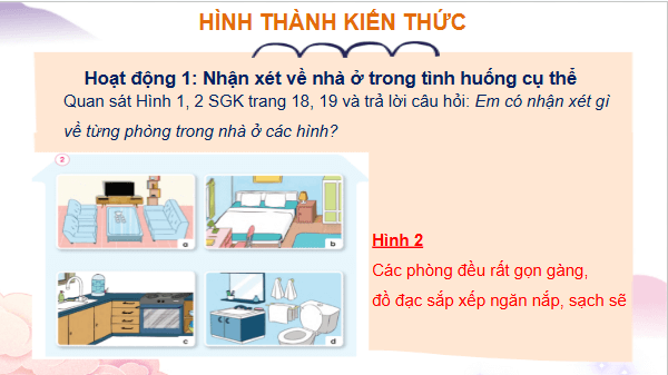 Giáo án điện tử TNXH lớp 2 Cánh diều Bài 4: Vệ sinh nhà ở | PPT Tự nhiên và xã hội lớp 2