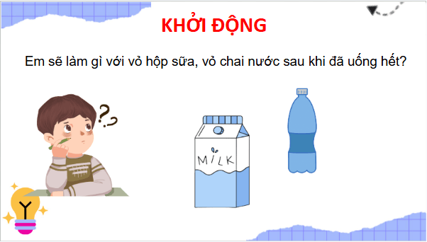 Giáo án điện tử TNXH lớp 3 Chân trời sáng tạo Bài 12: Tiêu dùng tiết kiệm và bảo vệ môi trường | PPT Tự nhiên và xã hội lớp 3